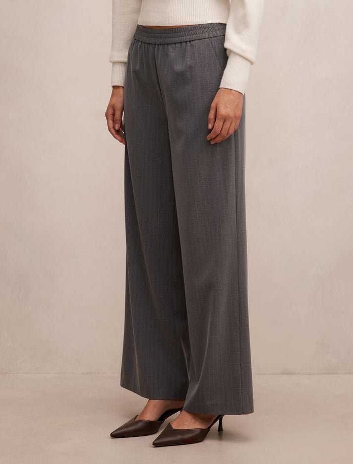 Liliana Elastic Pinstripe Pants Forever New