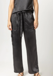 Lilla P Satin Cargo Pant