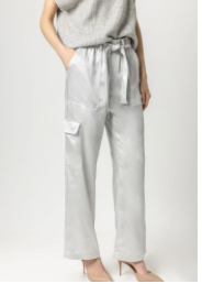 Lilla P Satin Cargo Pant