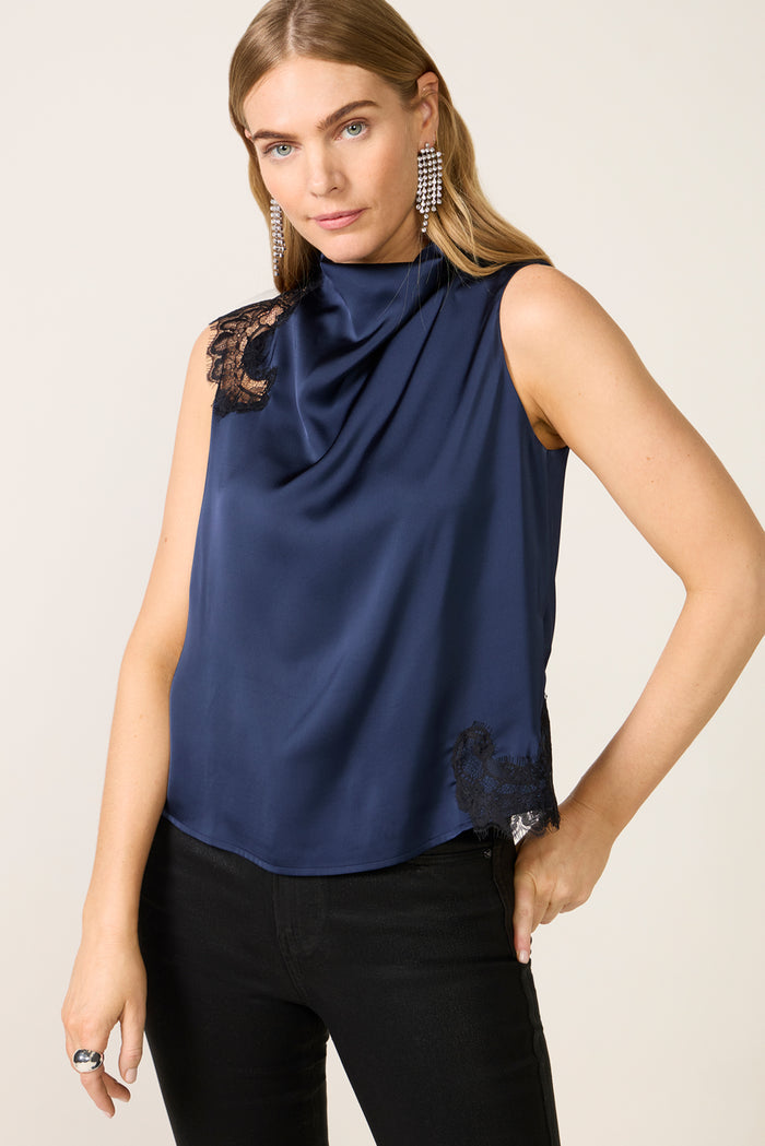 Lilly Lace Trim Top