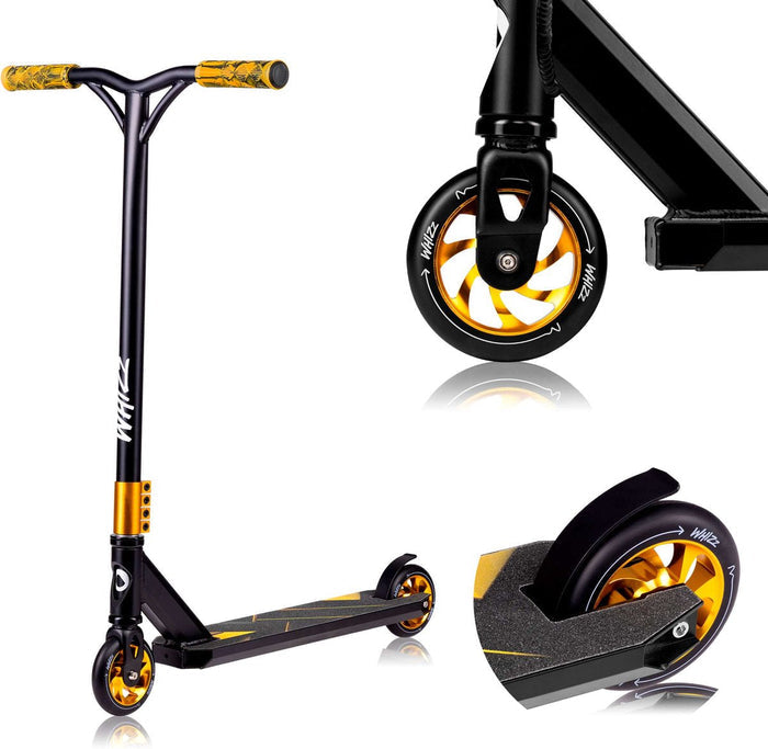 Lionelo whizz - scooter - 110mm - t-bar - 100kg - for boys and girls - steel brake - children's scooters