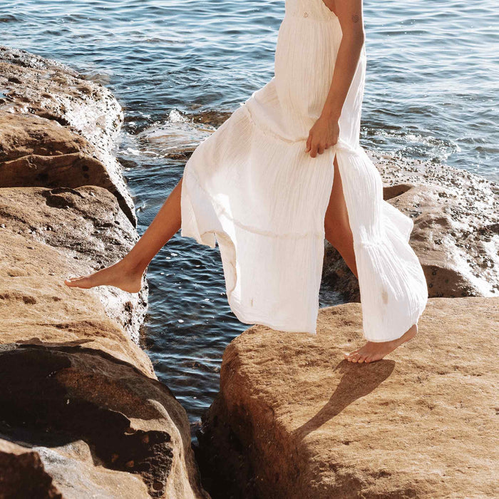 Lisbon Maxi Dress - Winter White