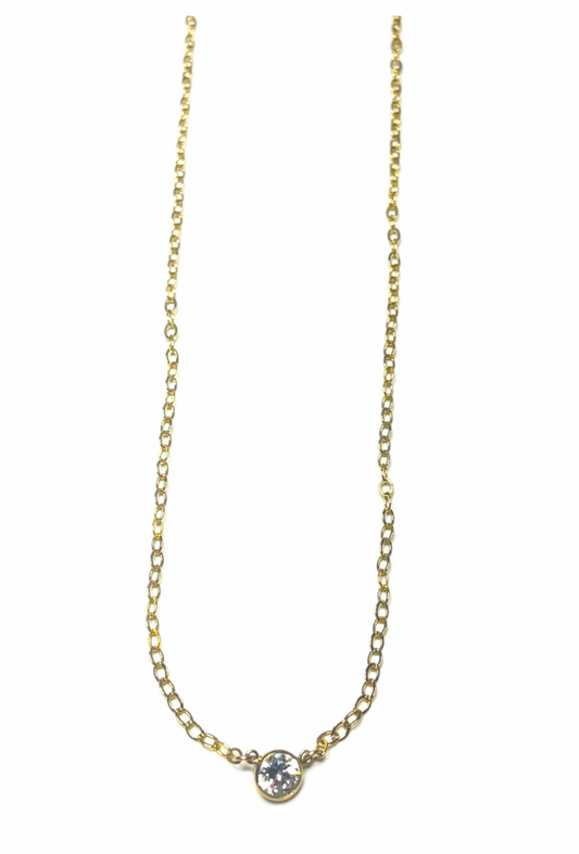 LJ Sonder Steph-N Necklace w/Solitaire CZ Connector