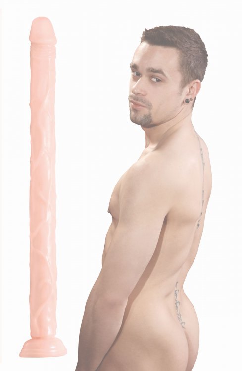 Long Dong Leo 18" Dildo Image 1
