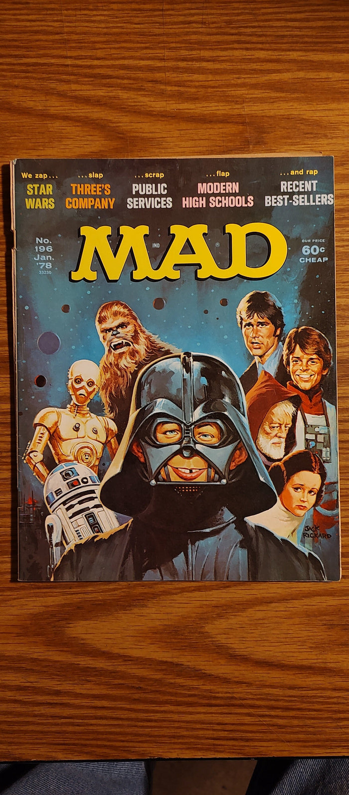 MAD Magazine #196 NM/9.4 1978 EC Comics, Star Wars Comics USED Not specified