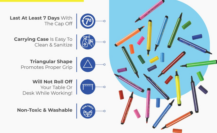 Magic Stix Washable Acrylic Markers