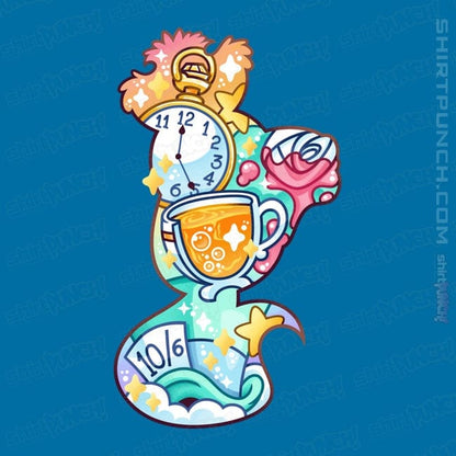 Shirts Magnets / 3"x3" / Sapphire Magical Silhouettes - Cheshire Cat
