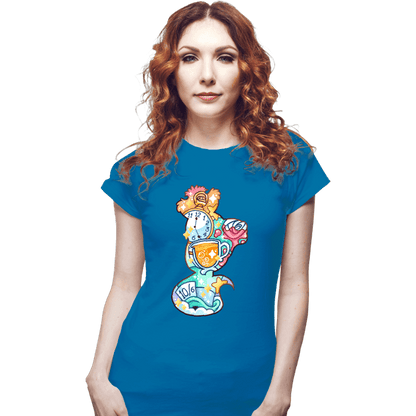 Fitted Shirts, Woman / Small / Sapphire