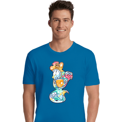 Premium Shirts, Unisex / Small / Sapphire