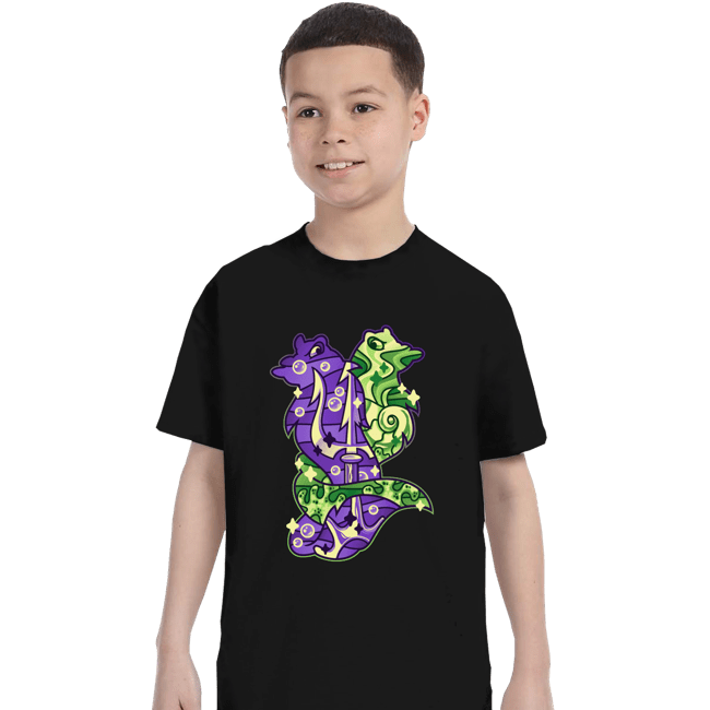 Shirts T-Shirts, Youth / XS / Black Magical Silhouettes - Flotsam and Jetsam