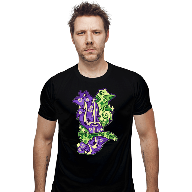 Shirts Fitted Shirts, Mens / Small / Black Magical Silhouettes - Flotsam and Jetsam