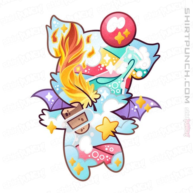 Shirts Magnets / 3"x3" / White Magical Silhouettes - Moogle