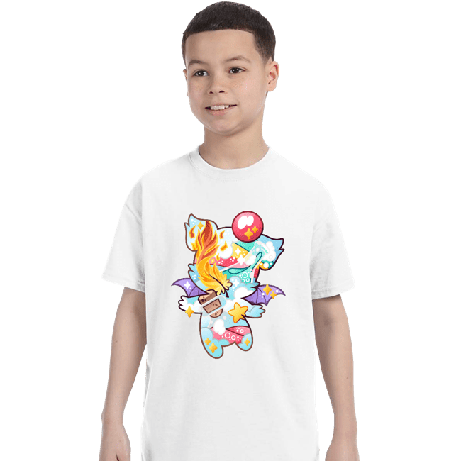 Shirts T-Shirts, Youth / XS / White Magical Silhouettes - Moogle