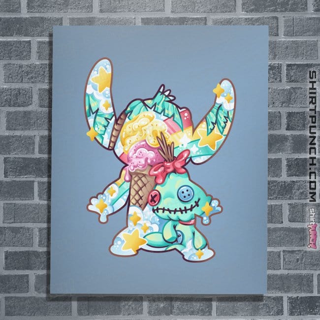 Posters / 4"x6" / Powder Blue