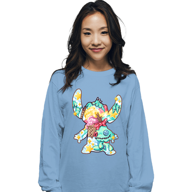 Long Sleeve Shirts, Unisex / Small / Powder Blue