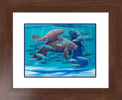 "Manatee Escape" Limited Edition Print