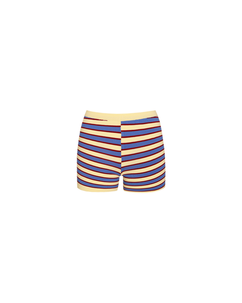MARLA SHORTS BUTTER MERLOT STRIPE
