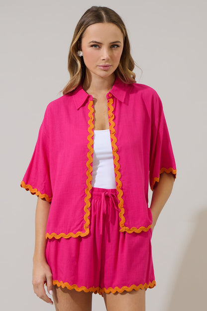 Marnie Linen Button Up Shirt