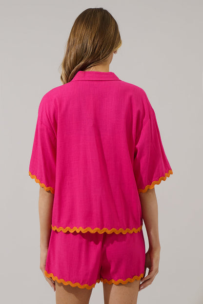 Marnie Linen Button Up Shirt