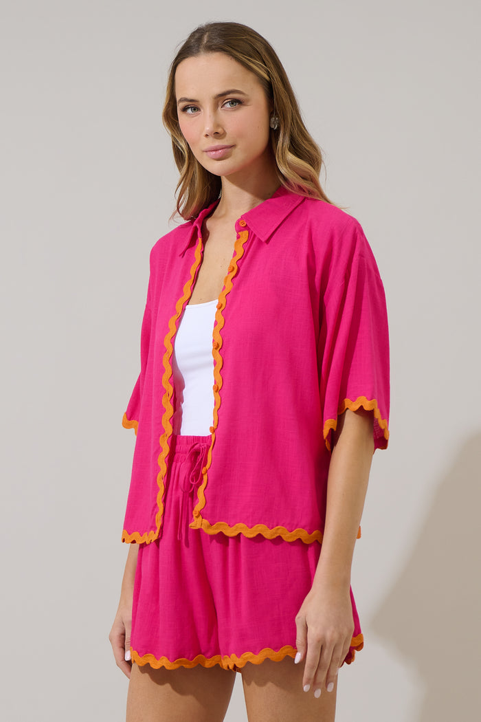 Marnie Linen Button Up Shirt
