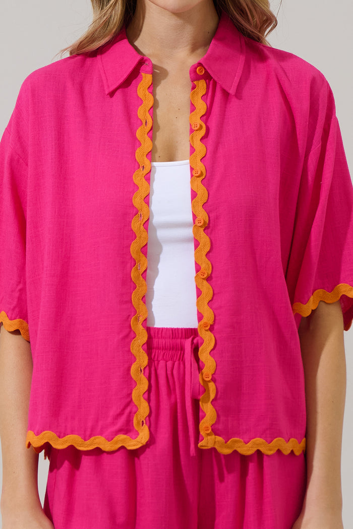 Marnie Linen Button Up Shirt