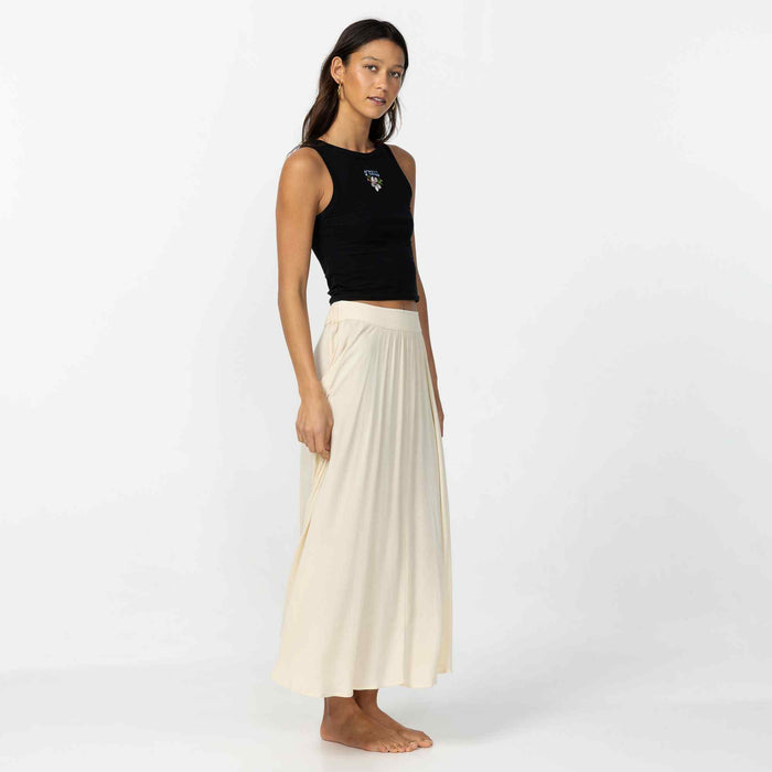 Marnie Solid Skirt - Tapioca