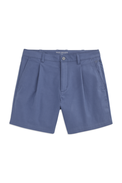 Front view of Maverick Tech Chino Pleated Short in Wild Rapids