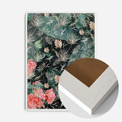 21x30cm | 8¼ x 11¾in / White Wood Frame