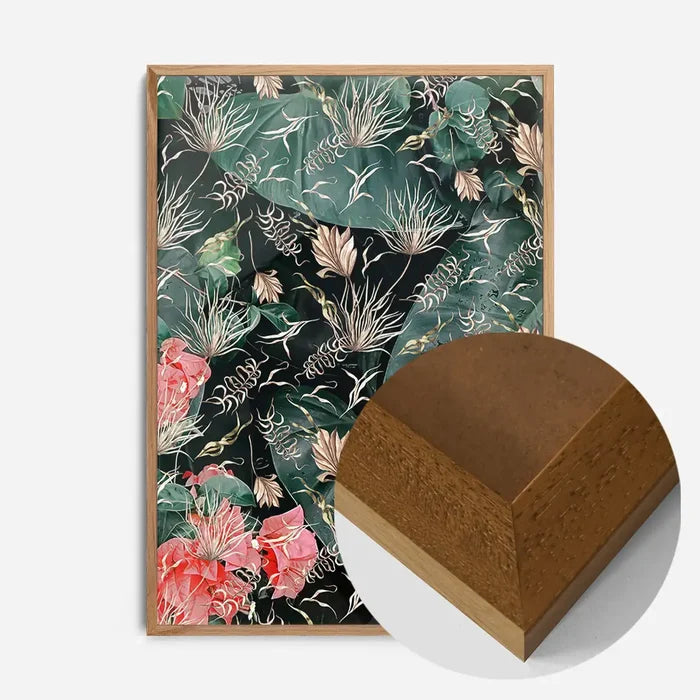 21x30cm | 8¼ x 11¾in / Oak Wood Frame