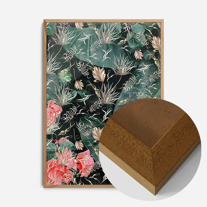 21x30cm | 8¼ x 11¾in / Oak Wood Frame