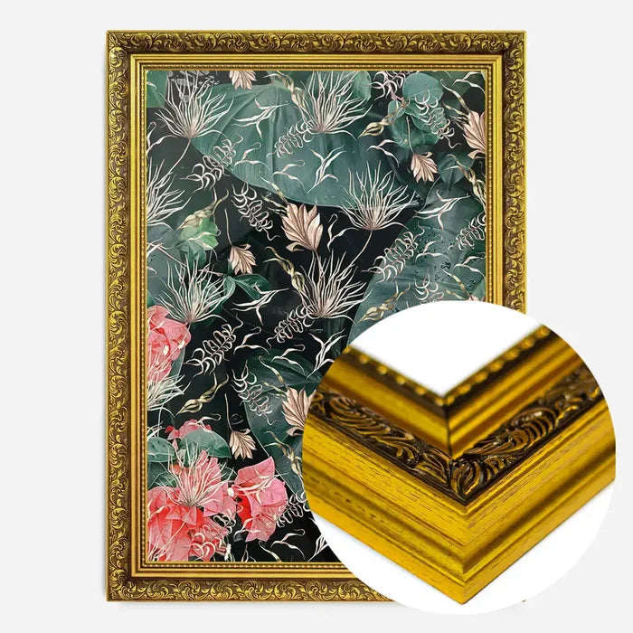21x30cm | 8¼ x 11¾in / Gold Ornate Frame