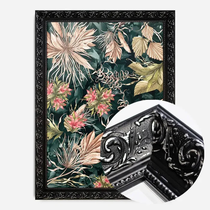 21x30cm | 8¼ x 11¾in / Black Ornate Frame