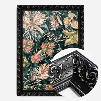 21x30cm | 8¼ x 11¾in / Black Ornate Frame