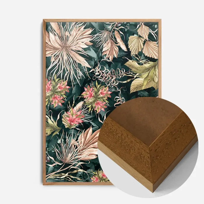 21x30cm | 8¼ x 11¾in / Oak Wood Frame