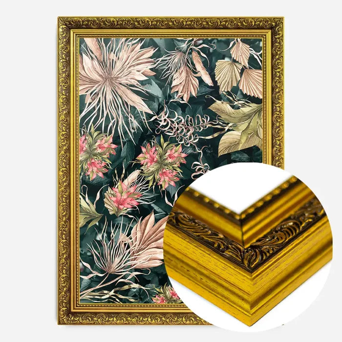 21x30cm | 8¼ x 11¾in / Gold Ornate Frame