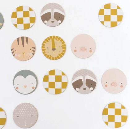 Memory Match - Animal Faces Memory Match Game