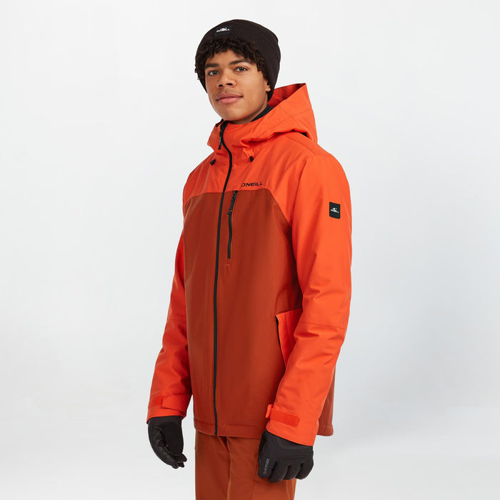 Men's Cruz Duo Snow Jacket - Flame Colour Block
