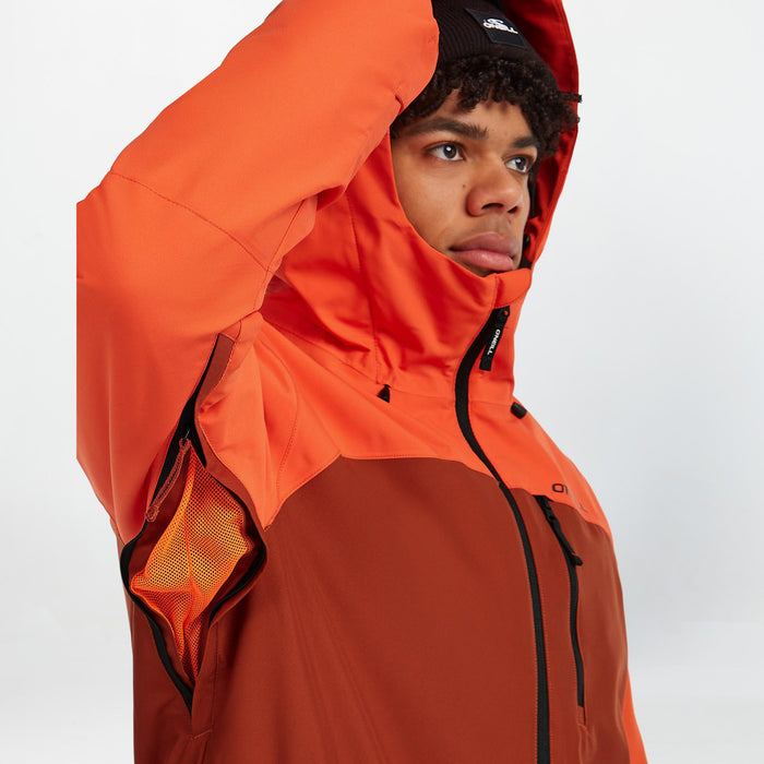 Men's Cruz Duo Snow Jacket - Flame Colour Block