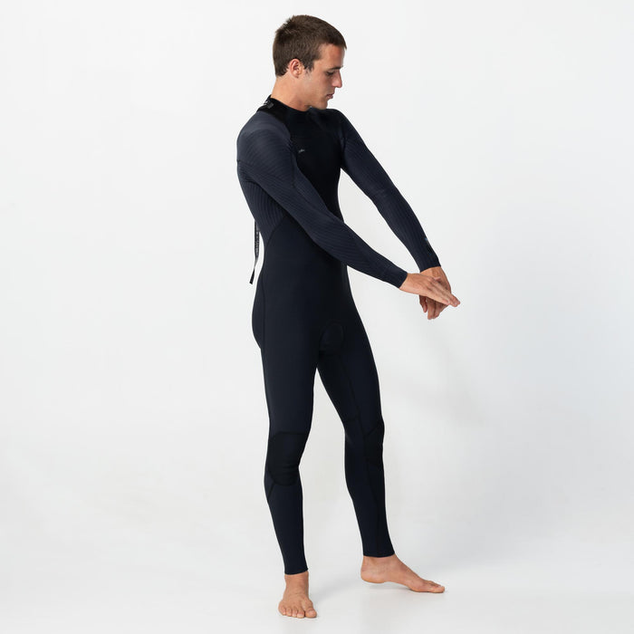 Men's HyperFreak 4/3+mm Steamer Back Zip - Black