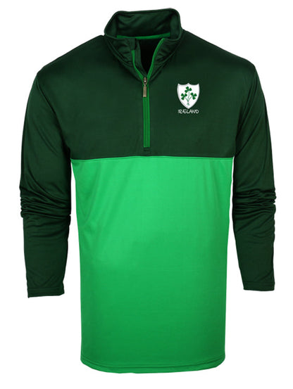 Men's Ireland Shamrock 1/4 Zip Top