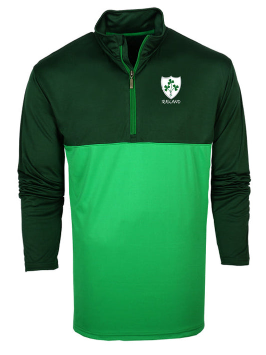 Men's Ireland Shamrock 1/4 Zip Top