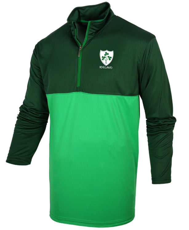 Men's Ireland Shamrock 1/4 Zip Top