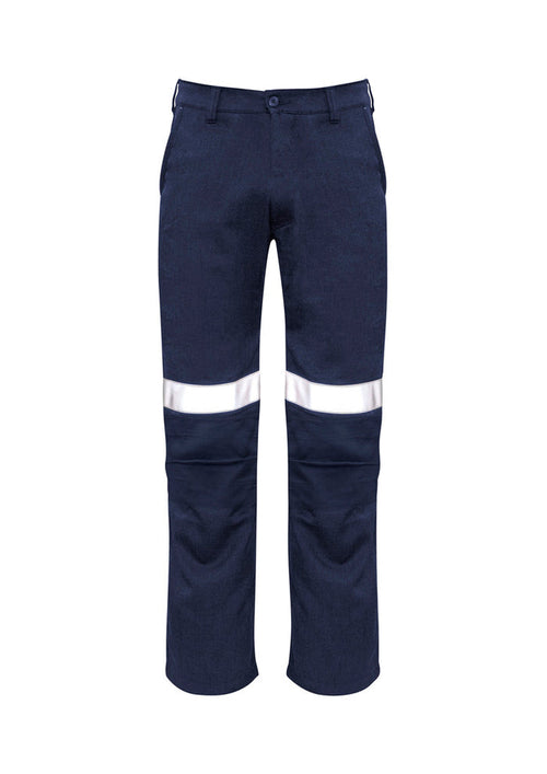 Men's Orange Flame Traditional Style Taped Work Pant ZP523