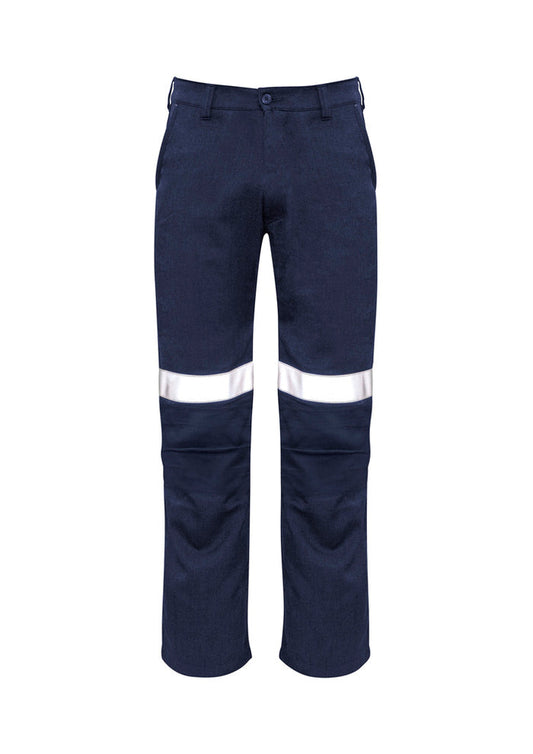 Men's Orange Flame Traditional Style Taped Work Pant ZP523