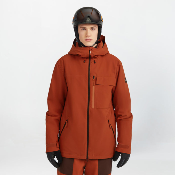 Men's Peak Snow Jacket - Bonfire