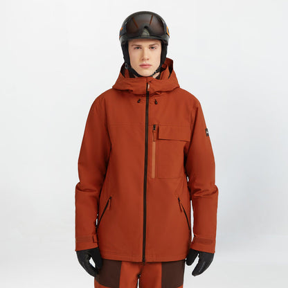 Men's Peak Snow Jacket - Bonfire