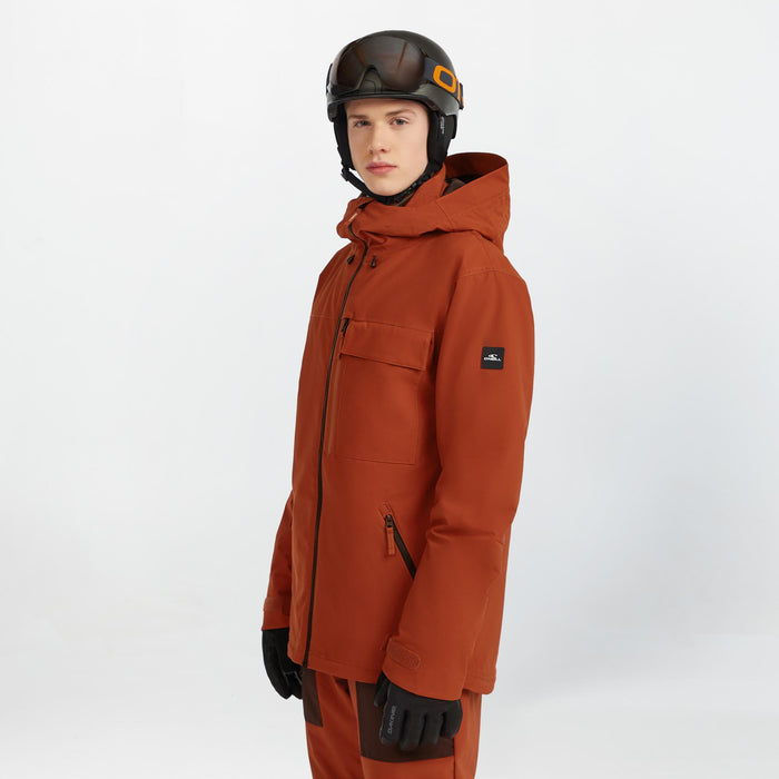 Men's Peak Snow Jacket - Bonfire