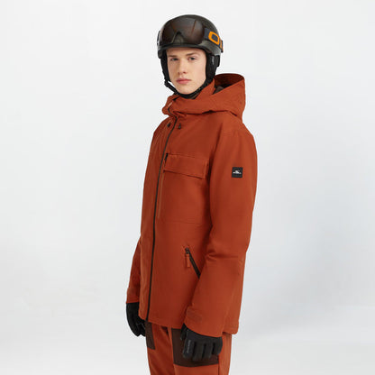 Men's Peak Snow Jacket - Bonfire
