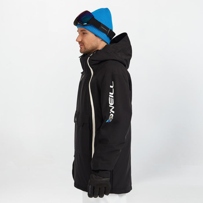Men's Play Asymmetric Snow Jacket - Black Out