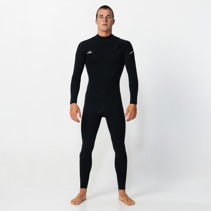 Men's Reactor GBS 3/2mm Steamer Chest Zip - Black